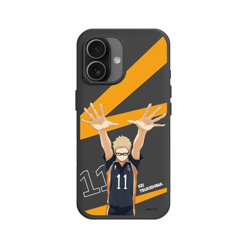 iPhone 17 SolidX 黑 - 排球少年 Haikyu!! - 攔網吧！月島