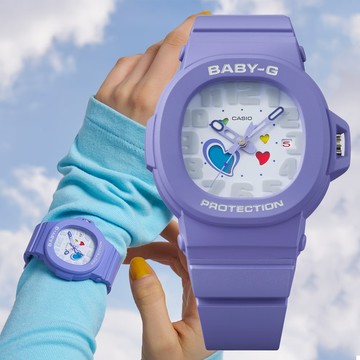 CASIO卡西歐 BABY-G 俏皮愛心 時尚腕錶 BGA-10-6A