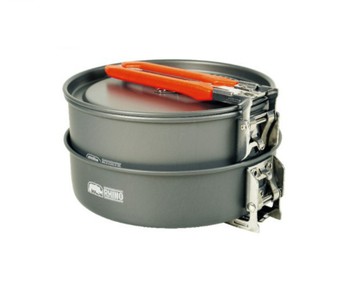 【【蘋果戶外】】犀牛 Rhino K-58 1-2人豪華套鍋組 炊具 野炊用具 1人套鍋 2人套鍋 露營鍋具 登山鍋具