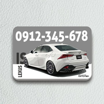 Lexus IS |送人自用|汽車路邊臨停神器|暫停臨時停車牌|CPK45