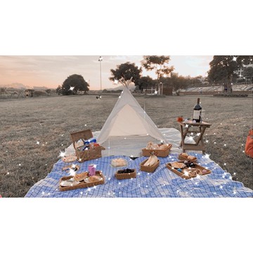 【ʚ ɞGIFTME5台灣現貨ʚ ɞ】野餐租借野餐道具 野餐設備 野餐組合租借 網美拍照打卡 夜晚野餐氣氛燈 野餐墊