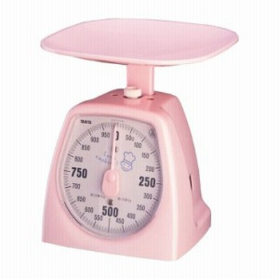 【正規販売店】 タニタ TANITA アナログクッキングスケール コンパクト 目盛版 はかり 軽量タニハンド 1437-PK(1kg) ピンク