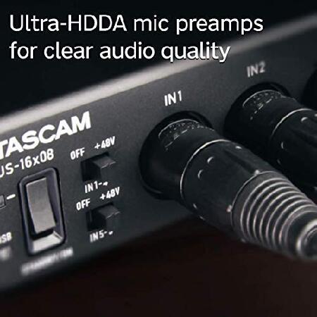 TASCAM オーディオインターフェース US-16x08 宅録セット並行輸入