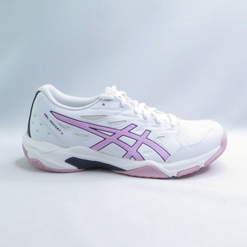 ASICS 1072A093105 GEL-ROCKET 11 女 排羽球鞋 室內球鞋 白/粉藍【iSport愛運動】