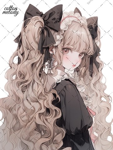 original sticker no.470 人物貼紙 原創貼紙 人像貼紙 女孩貼紙 原創人物貼紙