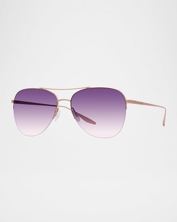 Chevalier 57 Titanium Aviator Sunglasses