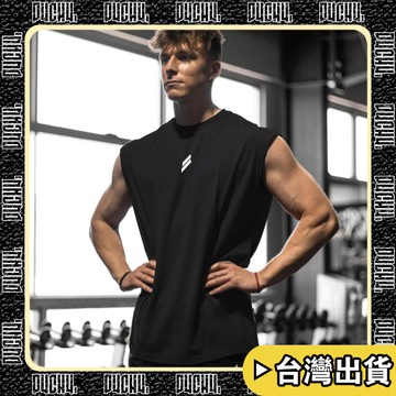 🔥台中出貨🔥【P4CH4】美式訓練背心男 運動背心 無袖T恤 夏天 跑步訓練健身籃球速乾短袖