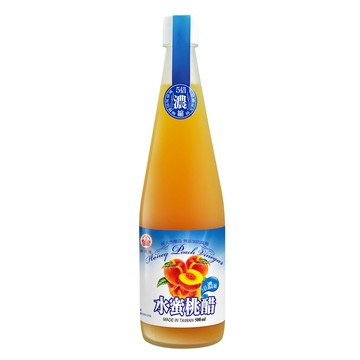 崇德發 水蜜桃醋 5倍濃縮  500ml  1瓶