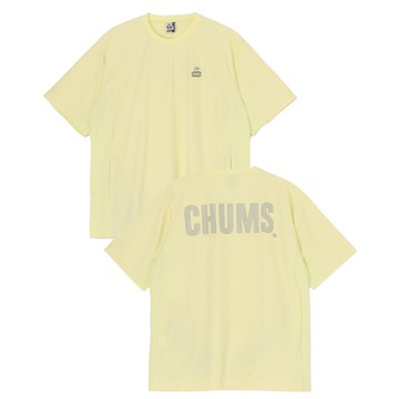 CHUMS 男 Airtrail Stretch CHUMS T-Shirt短袖上衣 淺黃色
