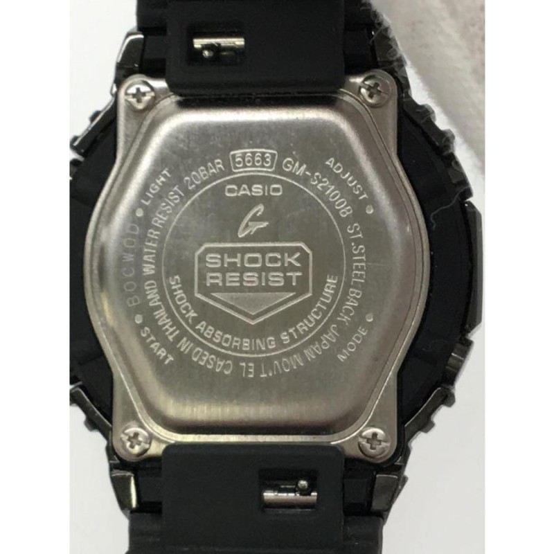 CASIO◇クォーツ腕時計_G-SHOCK/デジアナ/ラバー/GRY/GRY | LINE 