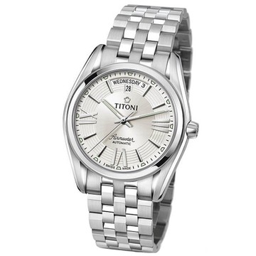 TITONI 梅花錶 空中霸王系列 簡約機械腕錶 新年禮物 推薦 送禮 40mm / 93909S-342