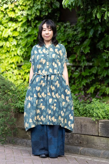 Khadi 圓形洋裝 B038 風花草