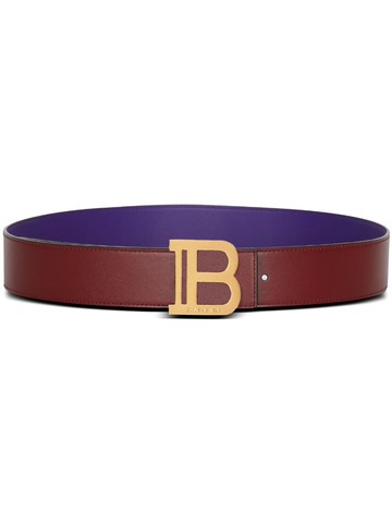 Balmain - B reversible calfskin belt - women - CALFSKIN - 75 - MDK