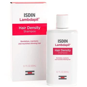 ISDIN Lambdapil Hair Density Shampoo Revitalizes and Nourishes Thinning Hair 6.7 fl. oz