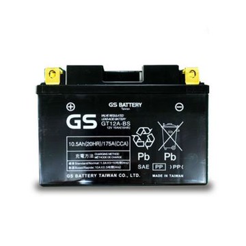 GS統力 機車電瓶 GT12A-BS 機車12號電池 矮身 同YT12A-BS 9號電池加強版 G6 雷霆王