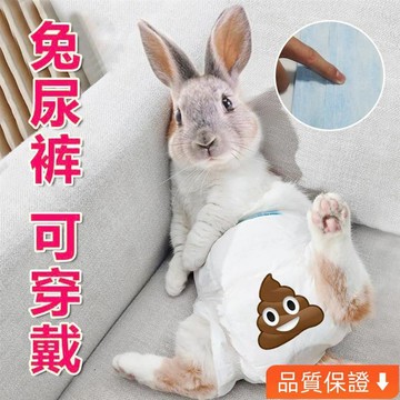 💥台灣热卖💥 兔子尿不濕穿戴 小型寵物兔子尿不濕紙尿褲穿戴尿佈防尿生理褲 ZA21
