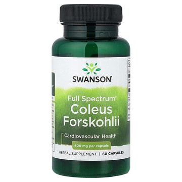 Swanson Vitamins, 多面®毛喉鞘蕊花，400 毫克，60 粒膠囊