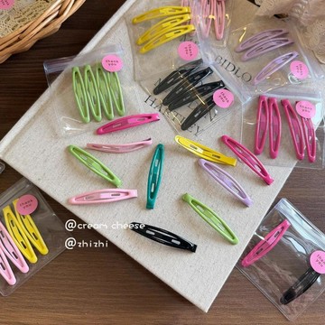 💥臺灣有貨🌈免運!💥韓細款BB夾兒童基礎款糖果色髮夾兒童側邊碎髮夾子髮飾女