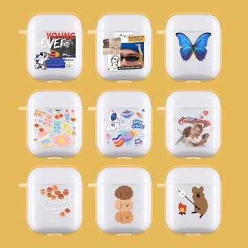 隔日到貨🔥 透明殼 Airpods 1代 2代 pro 3代 附掛鉤 A9 軟殼 保護殼 防摔殼 保護套 耳機殼