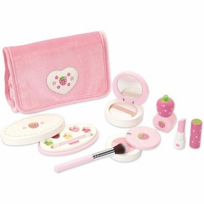 送料無料 ままごと メイクセット 木製 おままごと 野いちご ユニコーン メイクポーチセット 木のおもちゃ おままごとセット おしゃれ メイクセット 通販 Lineポイント最大get Lineショッピング