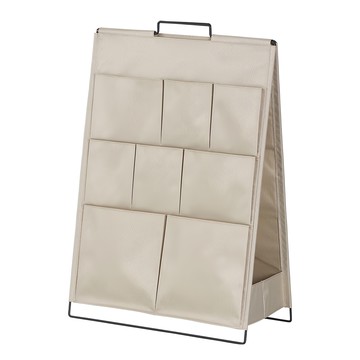 KING JIM SPOT TOOL STAND 落地型可折疊雙面收納架  奶茶色  1個