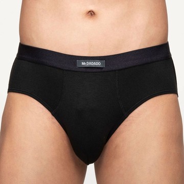 DADADO 基礎系列Modal纖維 M-LL三角褲(神秘黑)