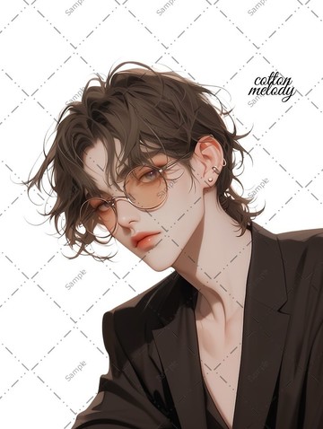 original sticker no.1348 人物貼紙 原創貼紙 人物貼紙 女孩貼紙 原創人物貼紙