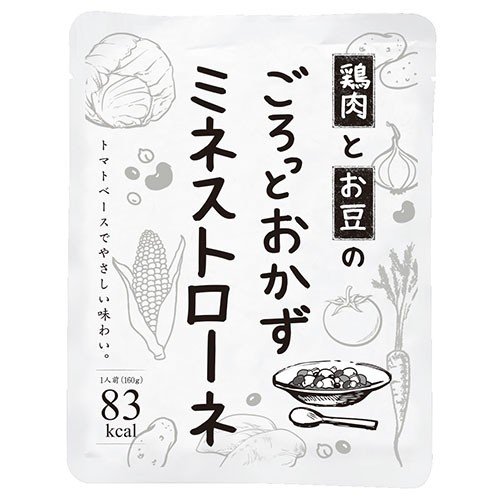 鶏肉とお豆のごろっとおかずミネストローネ160g×10袋