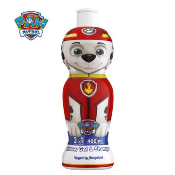 Paw Patrol 汪汪隊消防員毛毛2合1沐浴洗髮精 400ml (萌Q收藏版)