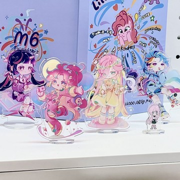 【✨台灣出貨✨】✨小红书 漫改 小马宝莉立牌 小马家族 桌面q版 小马宝莉 周边 元旦 一整套 動漫 周邊 可愛玩具