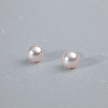 18K白金AKOYA海水珍珠耳環 7~7.5mm