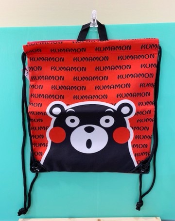 【震撼精品百貨】熊本熊_Kumamon~熊本熊縮口後背包/手提袋-紅#14010
