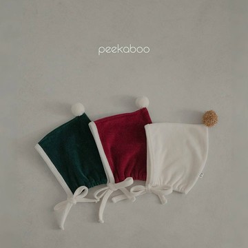 Peekaboo 聖誕精靈寶寶帽【現貨+預購】新生兒帽子 嬰兒帽子 寶寶帽子 兒童帽子 聖誕節帽子 嬰兒衣服 韓國童裝
