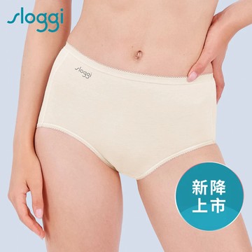 sloggi-COMFORT CARE經典舒適系列高腰小褲 亮膚｜76R474 J2
