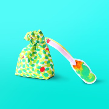 吃蘋果的變色龍 小包