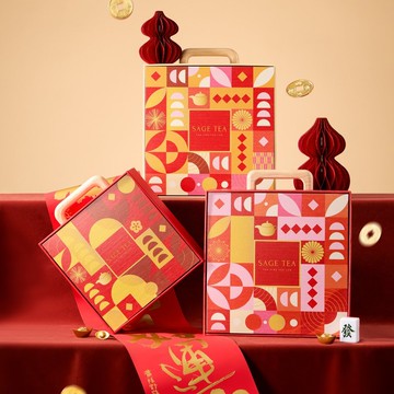 2025 新年禮盒 手提禮盒 爆谷禮盒 配茶包