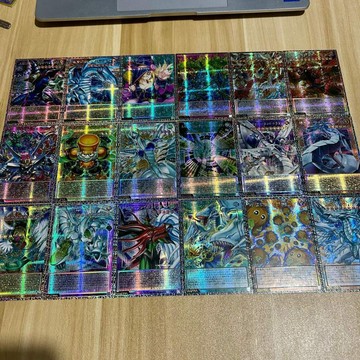 🌞包包優選寶藏品🌟🌟遊戲王DIY自制GMR限編燙金編號1-3代閃卡收藏卡牌全套炫彩效果🌞