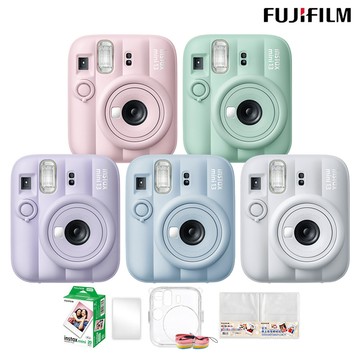 贈水晶殼20張底片組合 FUJIFILM 富士 instax mini 13 拍立得相機 公司貨 - 蜜糖粉