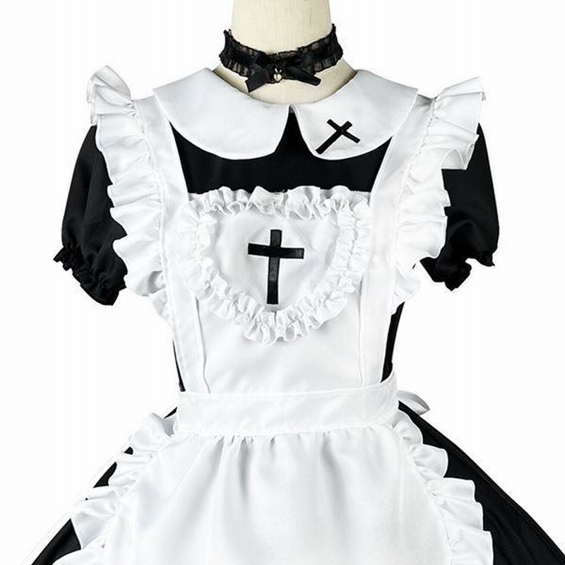 大きいサイズ メイド コスプレ 衣装 猫耳 フリルの2種類のカチューシャ リボン フリル使いのメイド服コスチューム L 2l 3l 4l 5l 6l サイズ セール 通販 Lineポイント最大get Lineショッピング