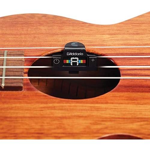 D'Addario ダダリオ サウンドホールチューナー ウクレレ用 クロマチックタイプ NS Micro Ukulele Soundhole Tuner マルチカラーディスプレ