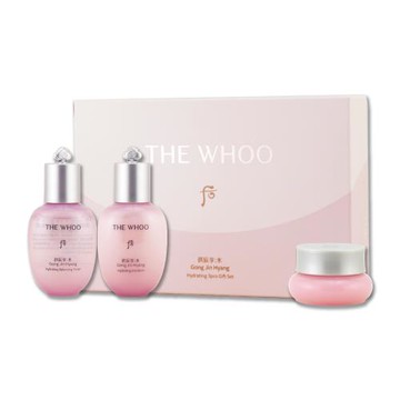 【WHOO 后】拱辰享水蓮花保濕3件組（水凝露20ML+水凝乳20ML+凝霜4ML）