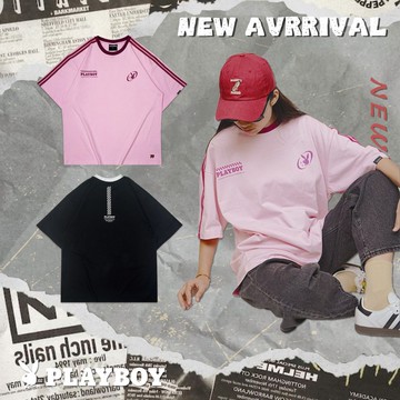 Hate Monday'' X PLAYBOY - TEE短袖上衣(PBHM-SS24T45)