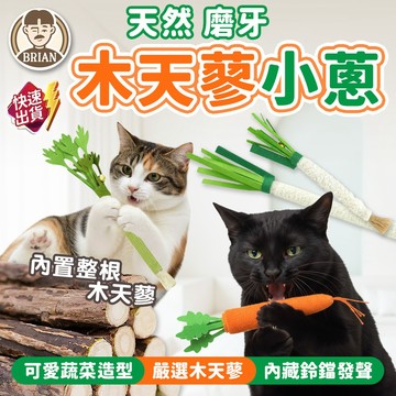 木天蓼小蔥【布萊恩👨🏻隔日到貨】貓咪木天蓼 貓咪玩具 鈴鐺玩具 木天蓼啃咬棒 寵物玩具 貓咪潔牙棒 磨牙玩具
