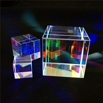 合色棱鏡K9玻璃攝影道具初中物理光學實驗器材生日禮物情侶紀念品