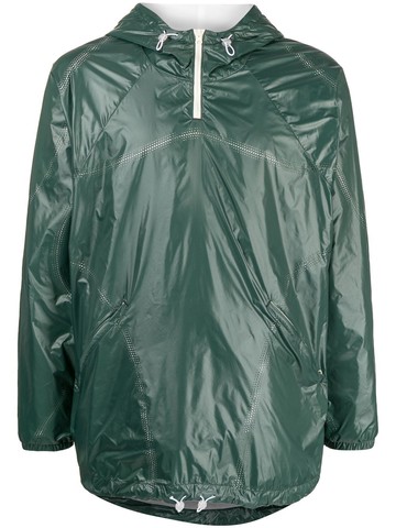 Saul Nash - half-zip hooded jacket - men - Polyester - S - Green
