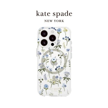 【kate spade】iPhone 16 系列 MagSafe  精品手機殼 浪漫花雨