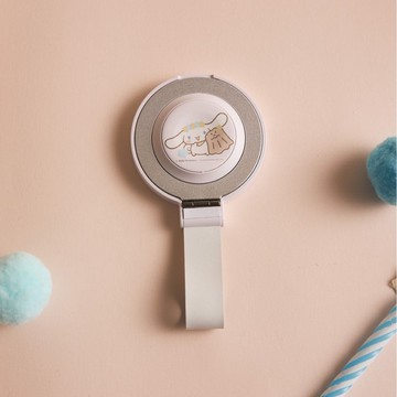 奶油家族x大耳狗星星糖頭飾15W二合一磁吸支架無線充電器(手機+Wa