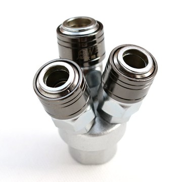 歐維爾 自鎖式三通/二通接頭 三叉/兩叉式氣管快速接頭