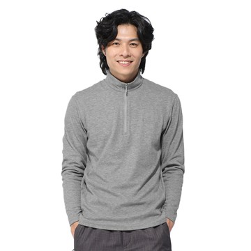 【Takaka】男立領黃金絨保暖衣『夢幻灰』Z54913 戶外 露營 登山 健行 休閒 時尚 冬季 保暖 上衣