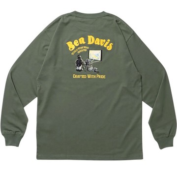 BEN DAVIS 25780027 THEATER EMBRO L/S TEE 長T (四色)
